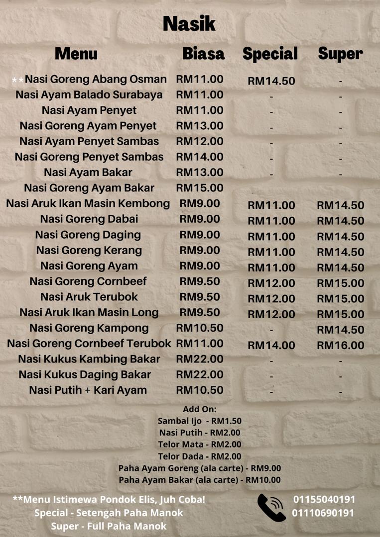 Menu #1